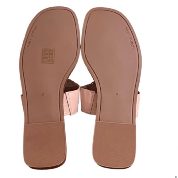 New in Box Tory Burch- Georgia Sandal Soft Patent. Color: Sand. Size: 8 - Picture 10 of 11